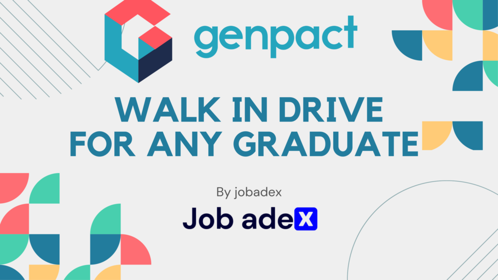 genpact hiring gor graduate