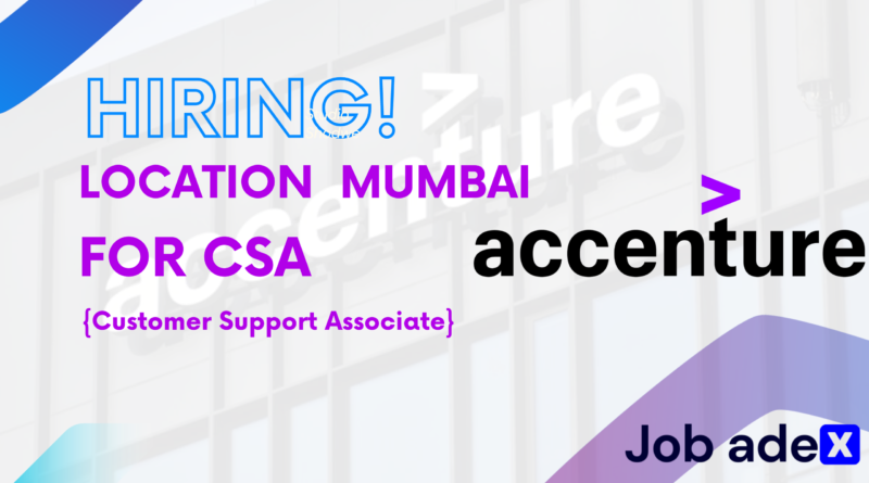 Accenture hiring for csa