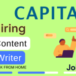 Capita work from home for Content Writing 3to 5lpa